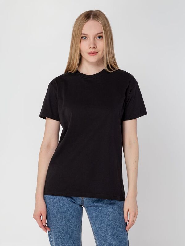 Футболка унисекс T-Bolka 160, черная арт.6140.30