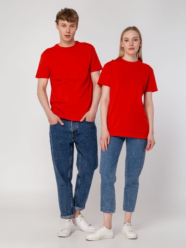 Футболка унисекс T-Bolka 160, красная арт.6140.50