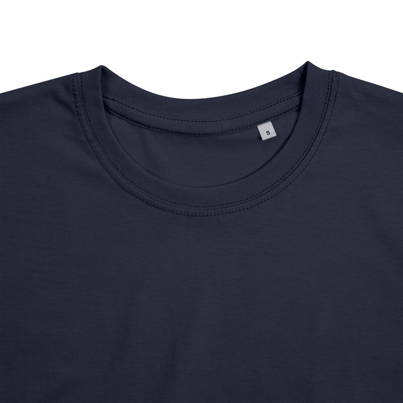 Футболка унисекс T-Bolka 160, темно-синяя арт.6140.40