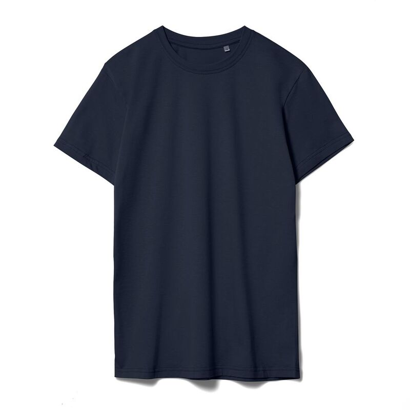 Футболка унисекс T-Bolka 160, темно-синяя арт.6140.40