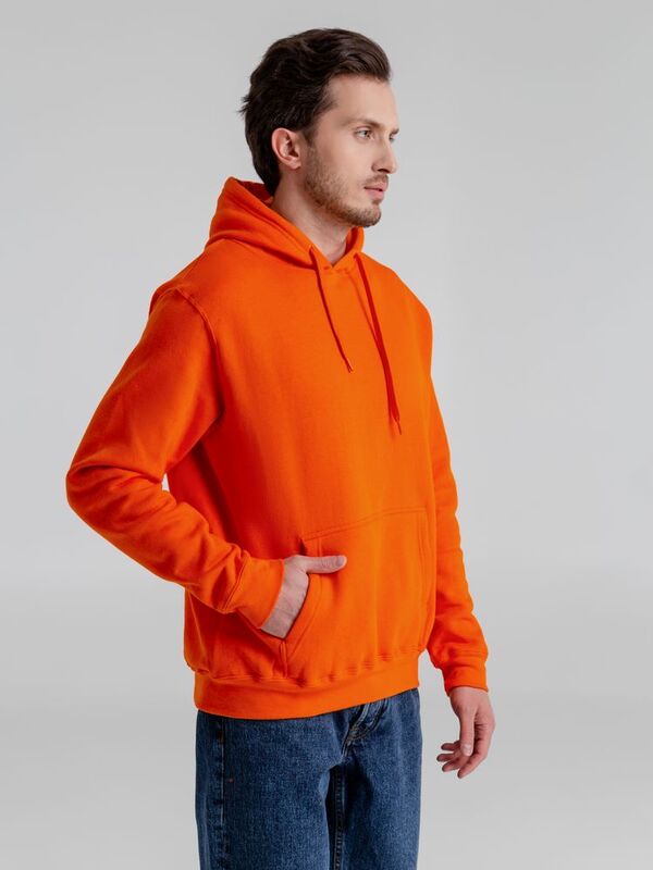 Толстовка с капюшоном Slam 320, оранжевая арт.2401.20