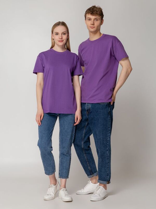 Футболка унисекс Regent 150, фиолетовая арт.1376.77