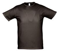 Футболка мужская Milano 190, темно-коричневая (шоколад) арт.4380.59