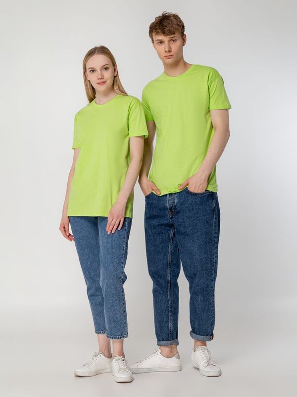 Футболка унисекс Regent 150, зеленое яблоко арт.1376.94