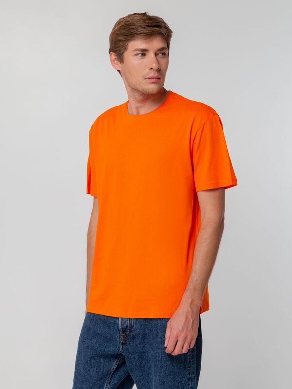 Футболка унисекс T-bolka 140, оранжевая арт.5190.20