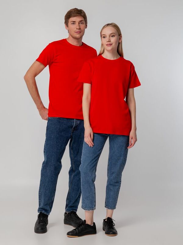 Футболка унисекс T-bolka 140, красная арт.5190.50