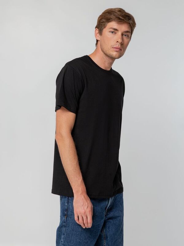 Футболка унисекс T-bolka 140, черная арт.5190.30