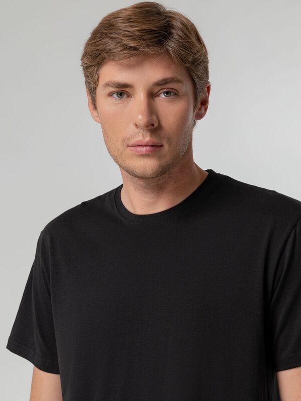 Футболка унисекс T-bolka 140, черная арт.5190.30