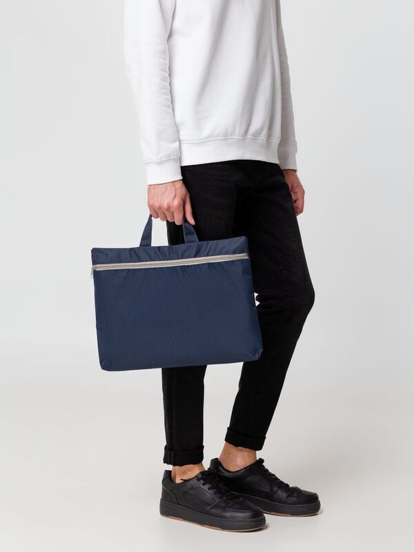 Сумка-папка Simple, темно-синяя арт.5295.40