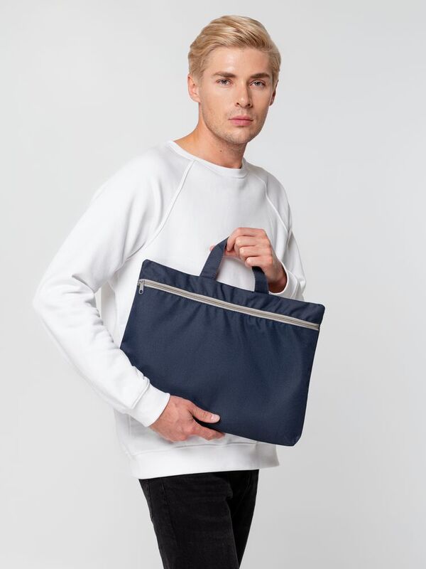 Сумка-папка Simple, темно-синяя арт.5295.40