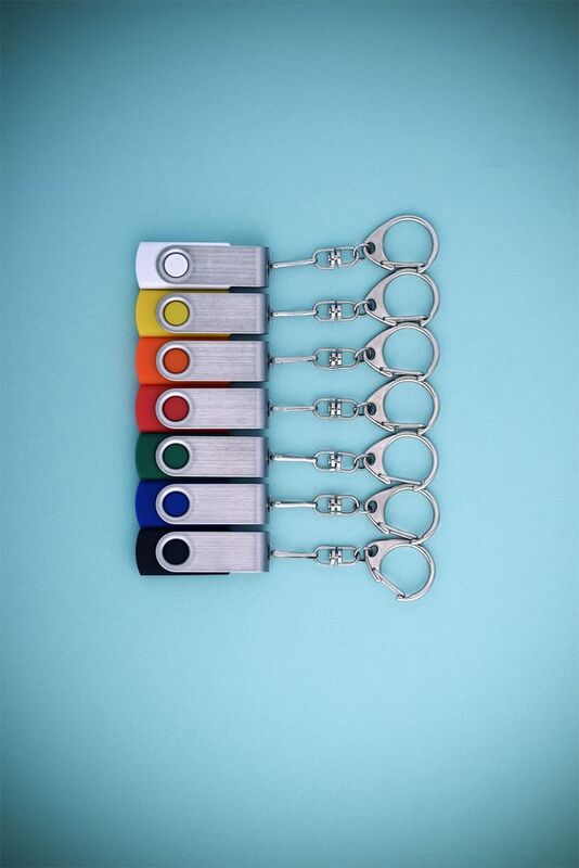 Флешка Twist, синяя, 16 Гб арт.4437.46