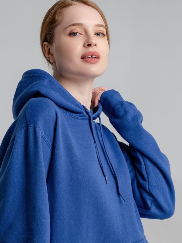 Толстовка с капюшоном Slam 320, ярко-синяя арт.2401.44