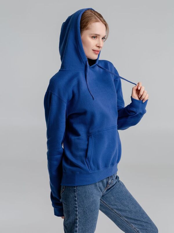 Толстовка с капюшоном Slam 320, ярко-синяя арт.2401.44