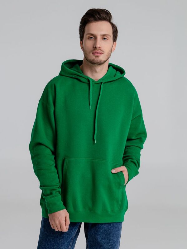 Толстовка с капюшоном Slam 320, ярко-зеленая арт.2401.92