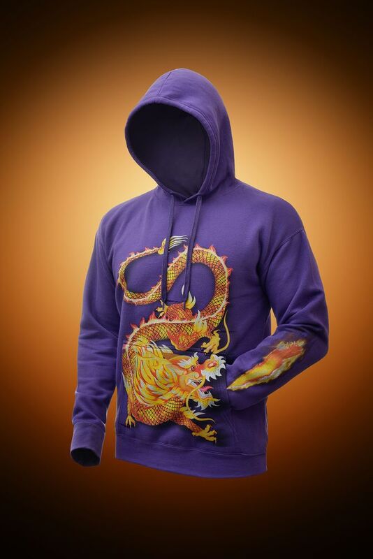 Толстовка с капюшоном Slam 320, фиолетовая арт.2401.77