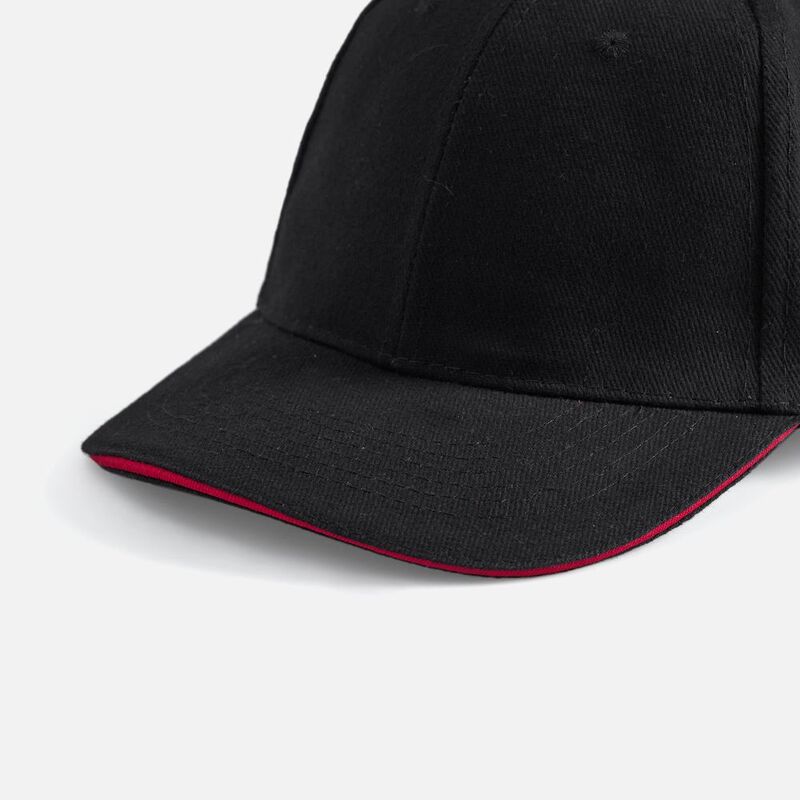 Бейсболка Buffalo, черная с красным арт.6404.35