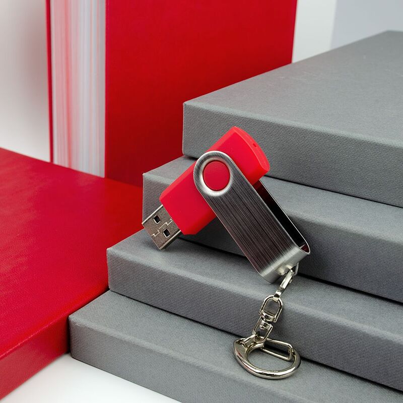 Флешка Twist, красная, 16 Гб арт.4437.56