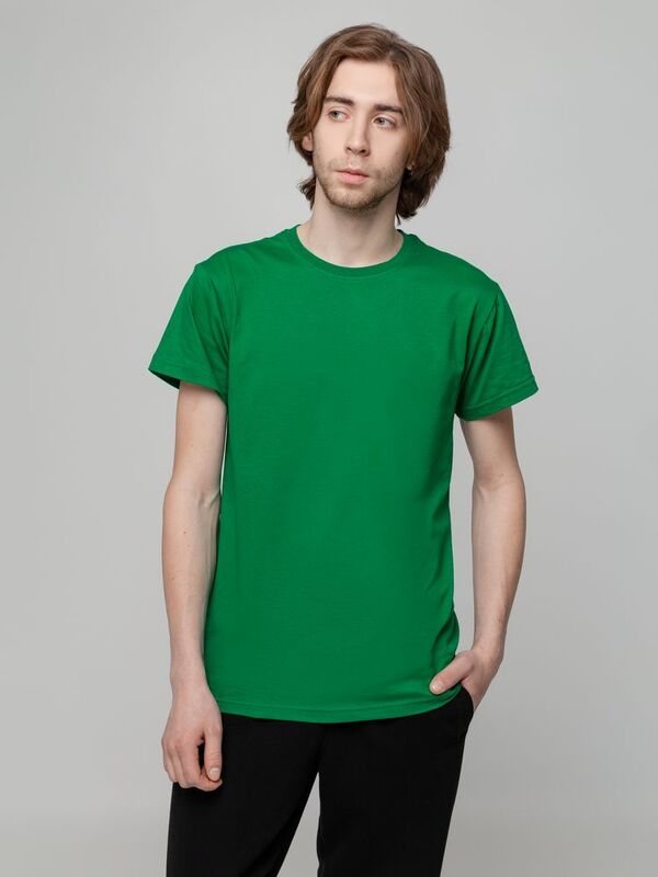 Футболка унисекс T-bolka 140, темно-зеленая арт.5190.90