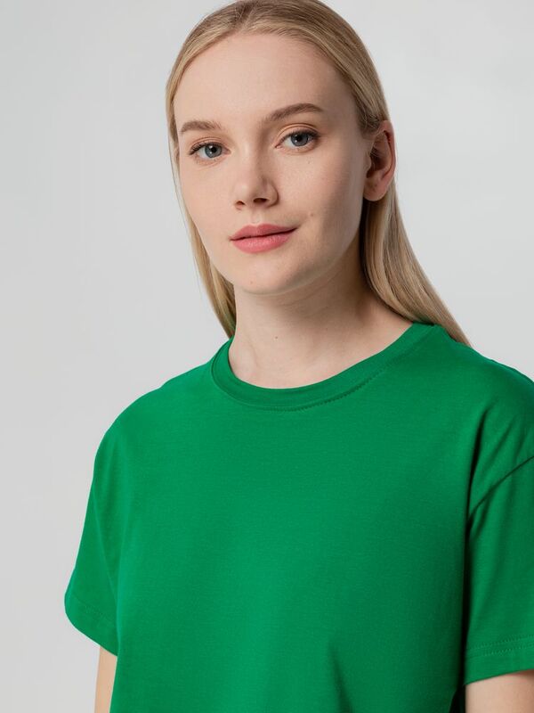 Футболка унисекс T-bolka 140, темно-зеленая арт.5190.90