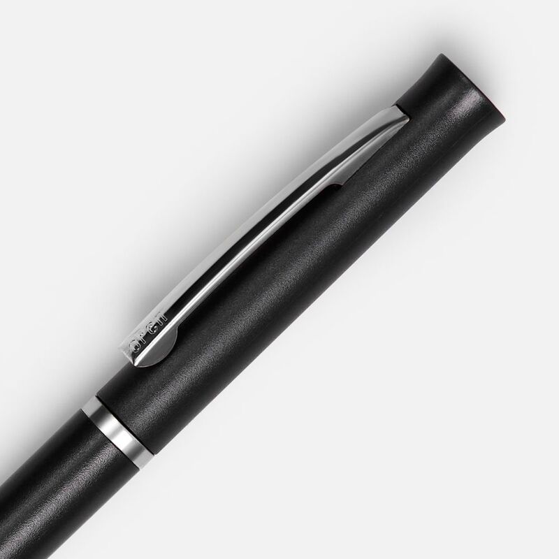 Ручка шариковая Euro Chrome, черная арт.4478.30