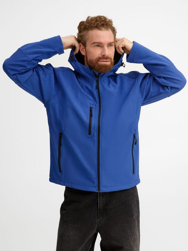 Куртка мужская с капюшоном Replay Men 340, ярко-синяя арт.5569.44