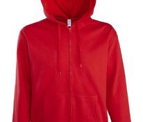 Толстовка мужская на молнии с капюшоном Seven Men, красная арт.5573.50