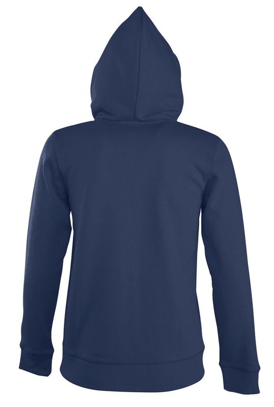 Толстовка женская на молнии с капюшоном Seven Women, темно-синяя арт.5574.40