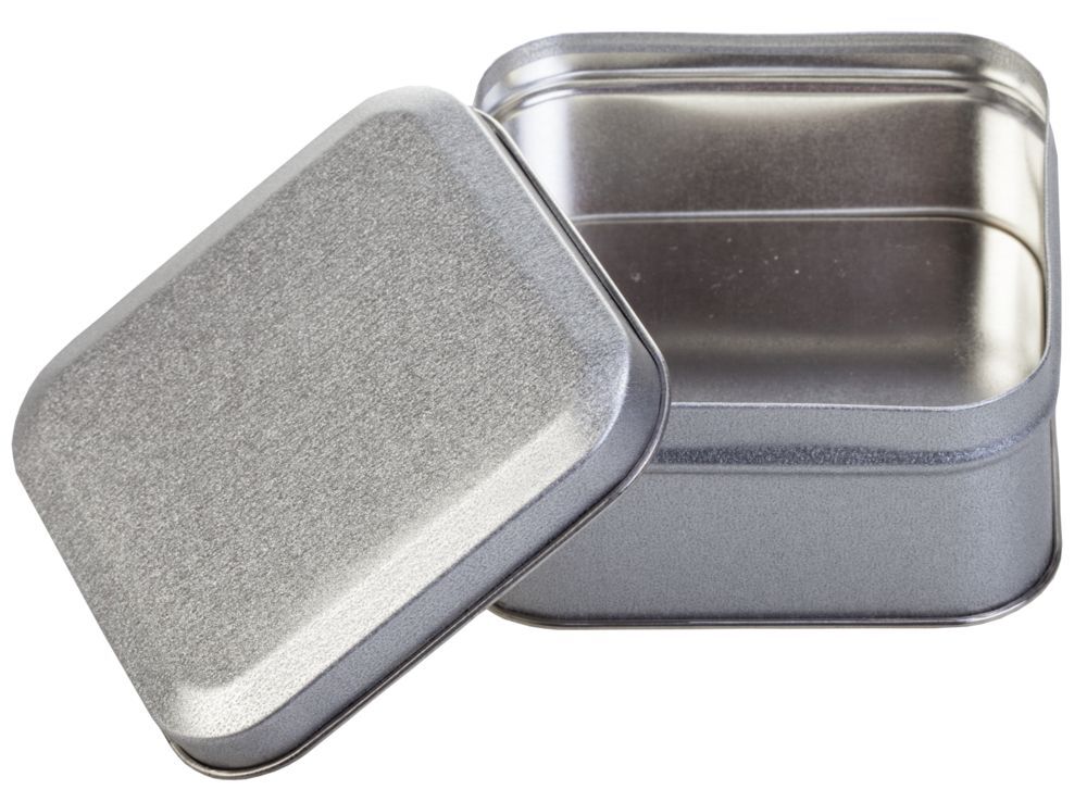 Коробка Pragmax S, квадратная, серебристая арт.5587.01