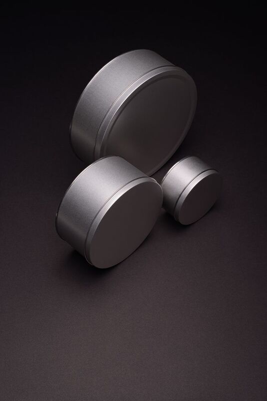 Коробка Pragmax S, круглая, серебристая арт.5589