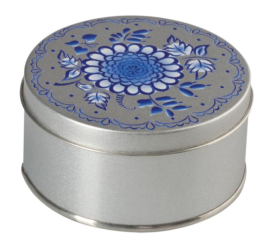 Коробка Pragmax S, круглая, серебристая арт.5589