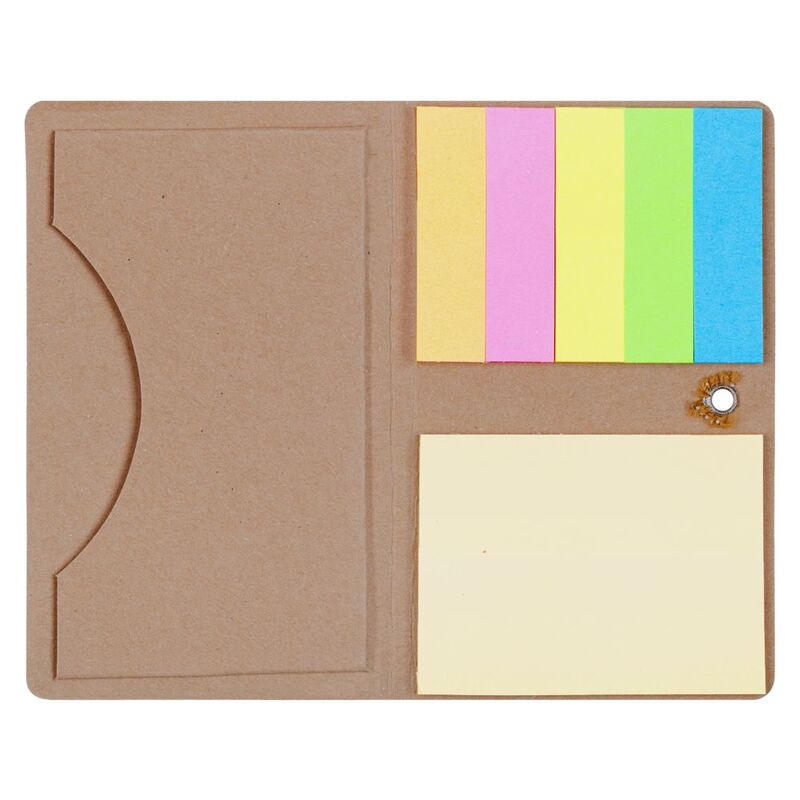 Футляр для визитки Eco Holder со стикерами, крафт арт.5598.66