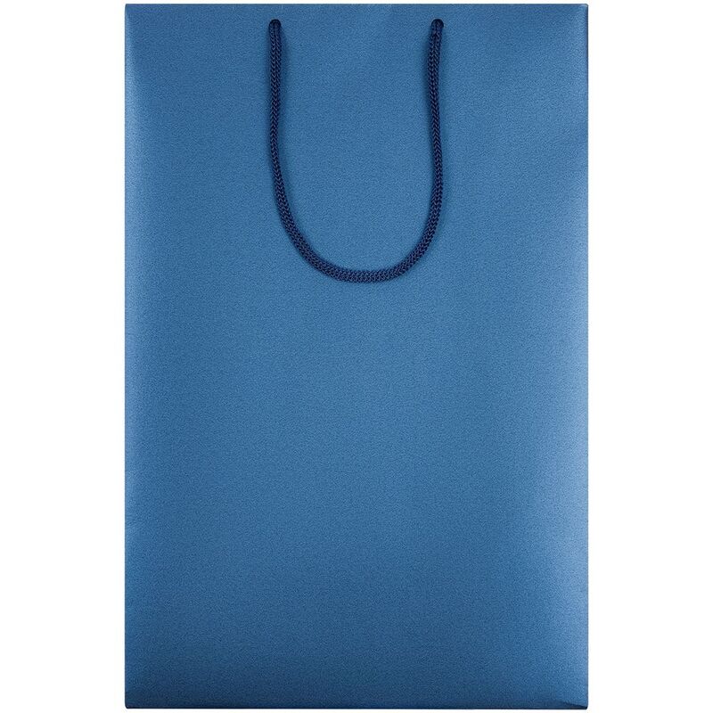Пакет бумажный &laquo;Блеск&raquo;, средний, синий арт.5867.40