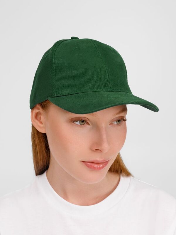 Бейсболка Buffalo, темно-зеленая арт.6404.90