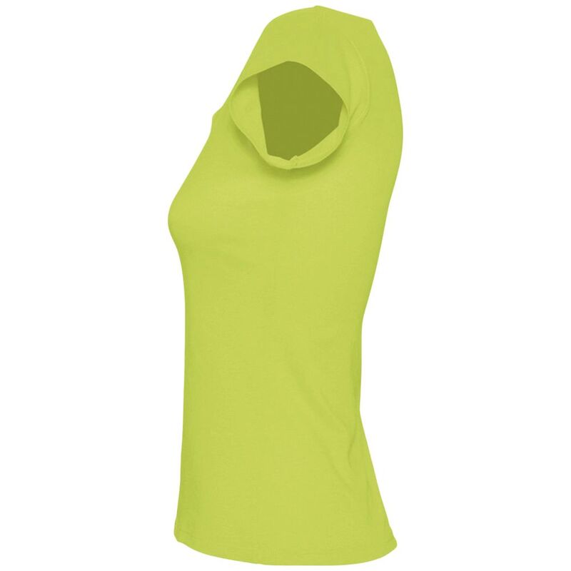 Футболка женская Melrose 150 с глубоким вырезом, зеленое яблоко арт.1832.94