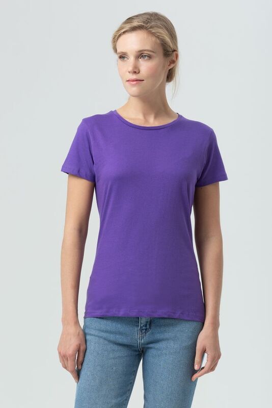 Футболка женская Miss 150, темно-фиолетовая арт.2662.77