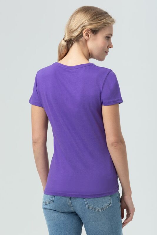 Футболка женская Miss 150, темно-фиолетовая арт.2662.77