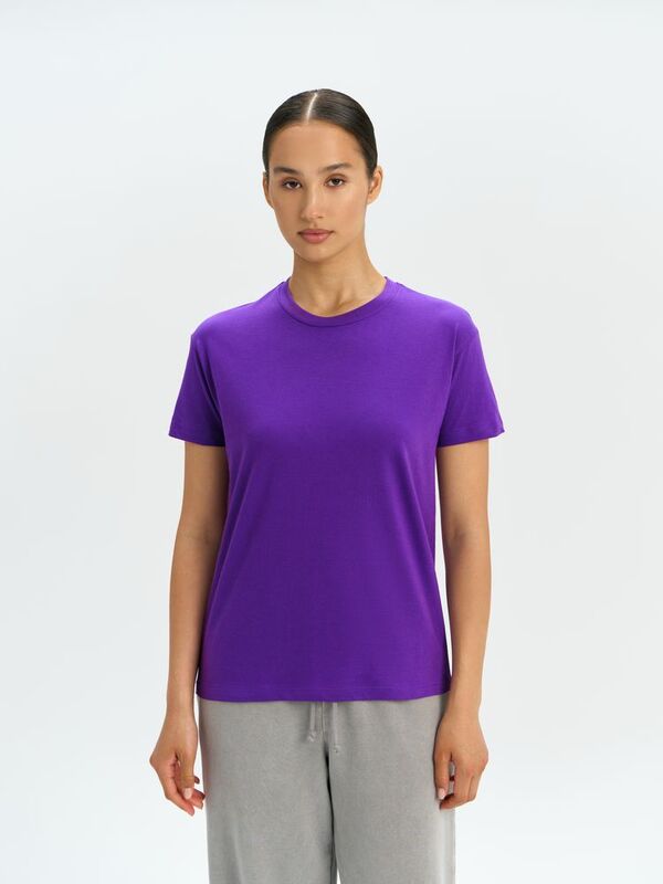 Футболка унисекс Regent 150, темно-фиолетовая арт.1376.78