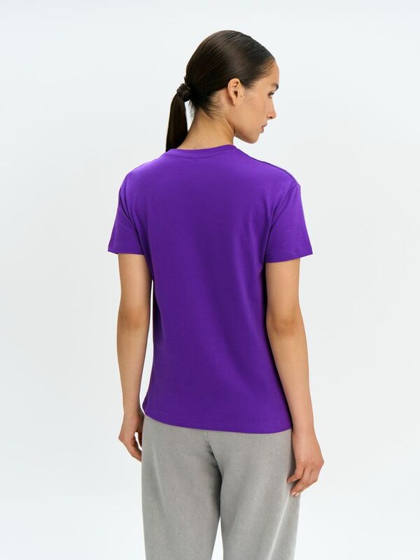 Футболка унисекс Regent 150, темно-фиолетовая арт.1376.78