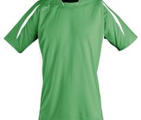Футболка спортивная Maracana 140, зеленая с белым арт.6424.96