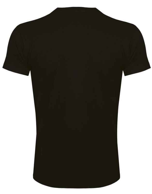 Футболка мужская приталенная Imperial Fit 190, черная арт.5848.30
