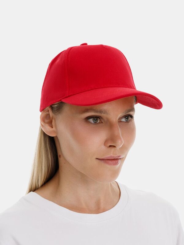 Бейсболка Long Beach, красная арт.6538.50