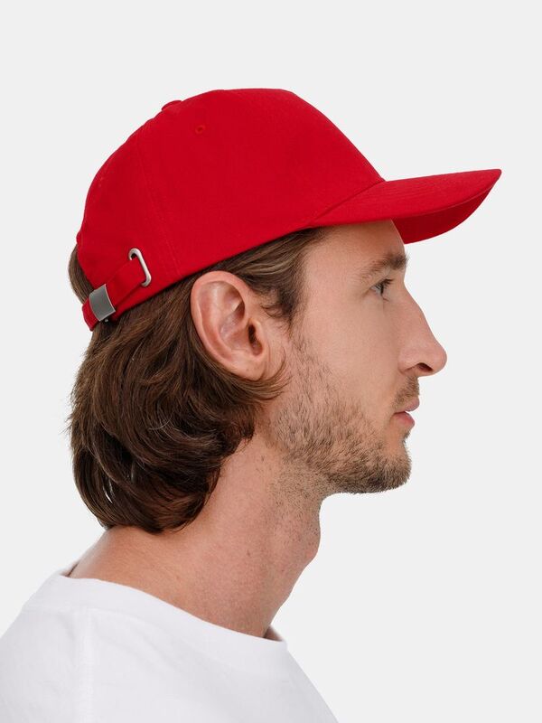 Бейсболка Long Beach, красная арт.6538.50