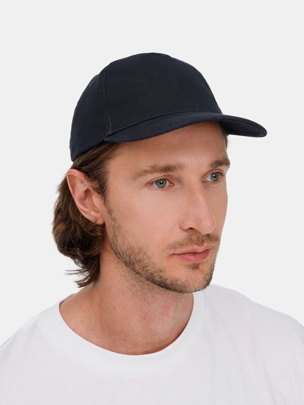 Бейсболка Long Beach, темно-синяя арт.6538.40