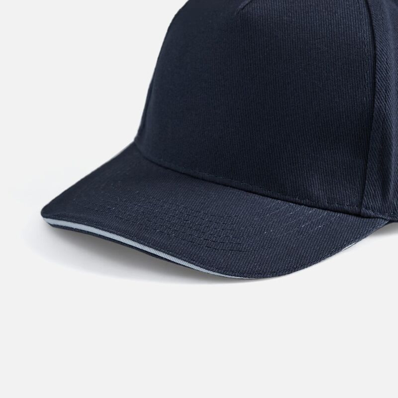 Бейсболка Long Beach, темно-синяя с белым арт.6538.46