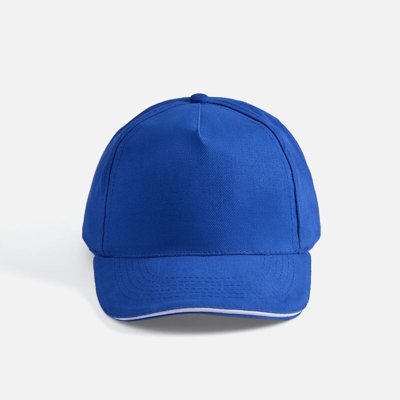 Бейсболка Long Beach, ярко-синяя с белым арт.6538.47