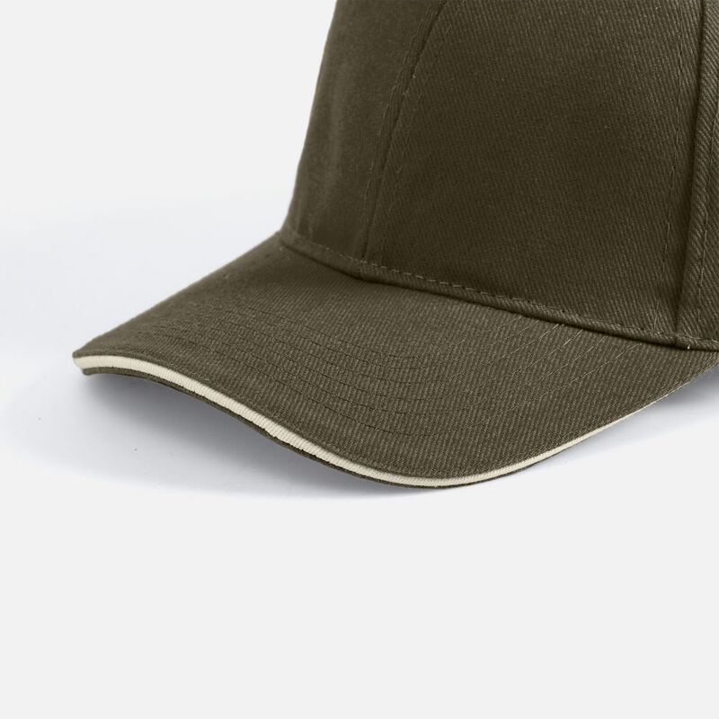 Бейсболка Buffalo, хаки с бежевым арт.6404.95