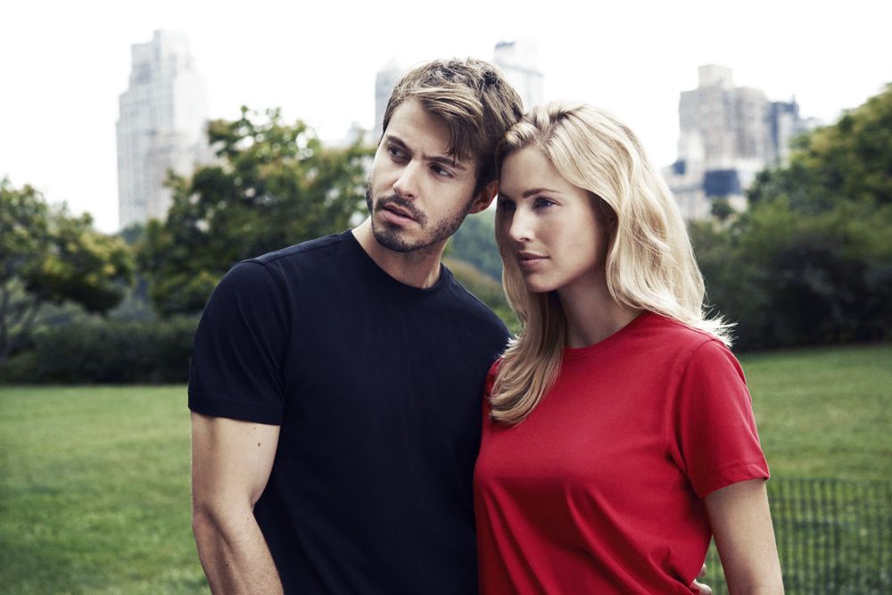 Футболка мужская American T, красная арт.6550.50