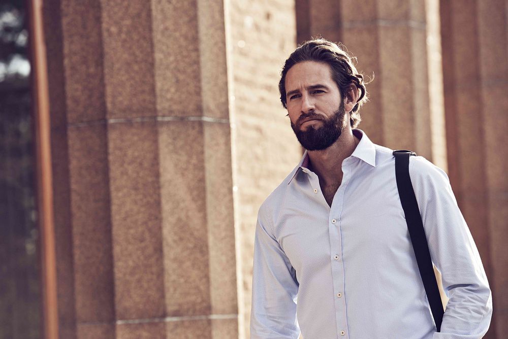 Рубашка мужская в клетку Tribeca, черная арт.6563.30