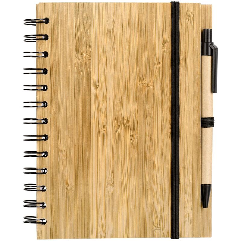 Блокнот на кольцах Bambook с шариковой ручкой арт.6584