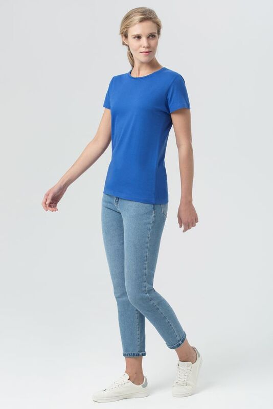 Футболка женская Miss 150, ярко-синяя (royal) арт.2662.44